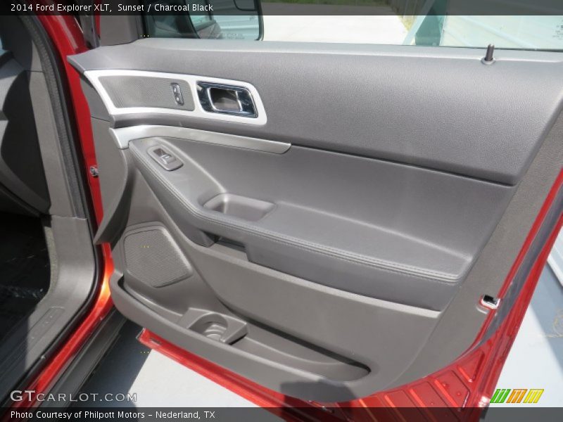 Sunset / Charcoal Black 2014 Ford Explorer XLT