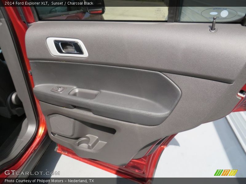 Sunset / Charcoal Black 2014 Ford Explorer XLT