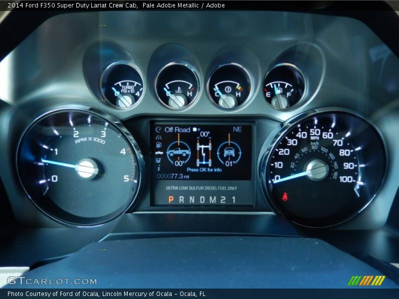  2014 F350 Super Duty Lariat Crew Cab Lariat Crew Cab Gauges