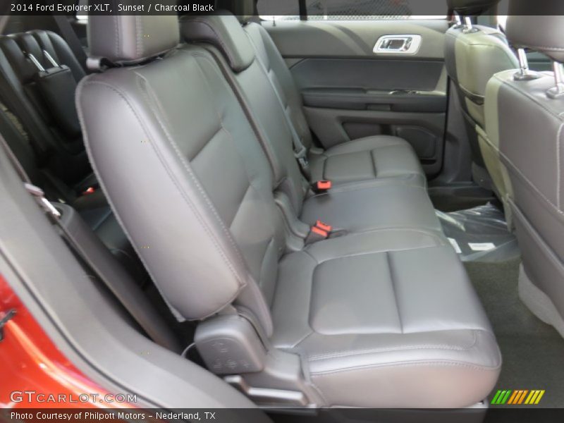 Sunset / Charcoal Black 2014 Ford Explorer XLT