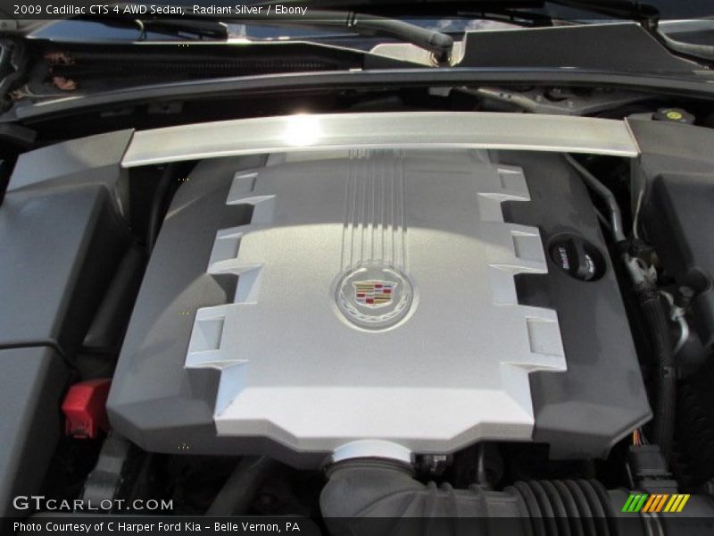 Radiant Silver / Ebony 2009 Cadillac CTS 4 AWD Sedan