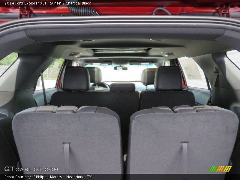 Sunset / Charcoal Black 2014 Ford Explorer XLT
