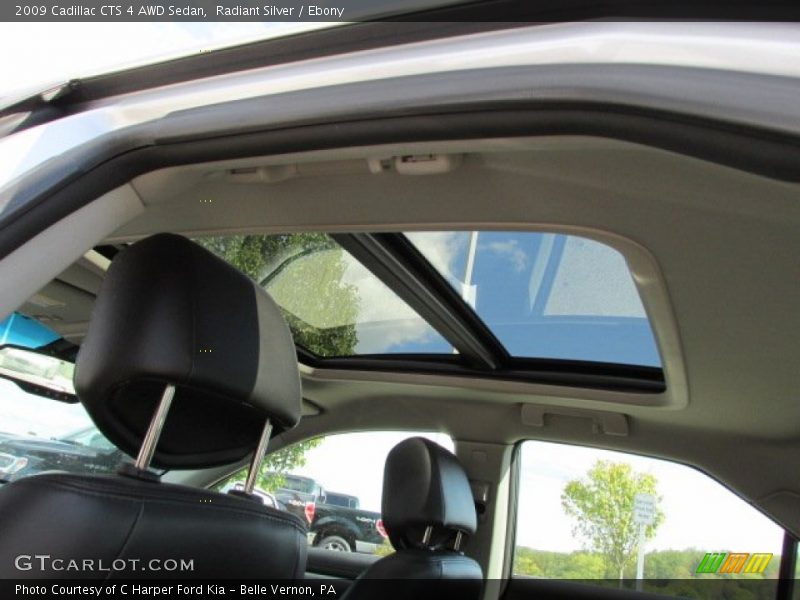 Radiant Silver / Ebony 2009 Cadillac CTS 4 AWD Sedan