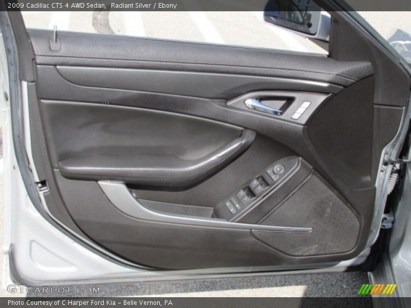 Radiant Silver / Ebony 2009 Cadillac CTS 4 AWD Sedan