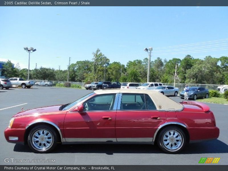 Crimson Pearl / Shale 2005 Cadillac DeVille Sedan