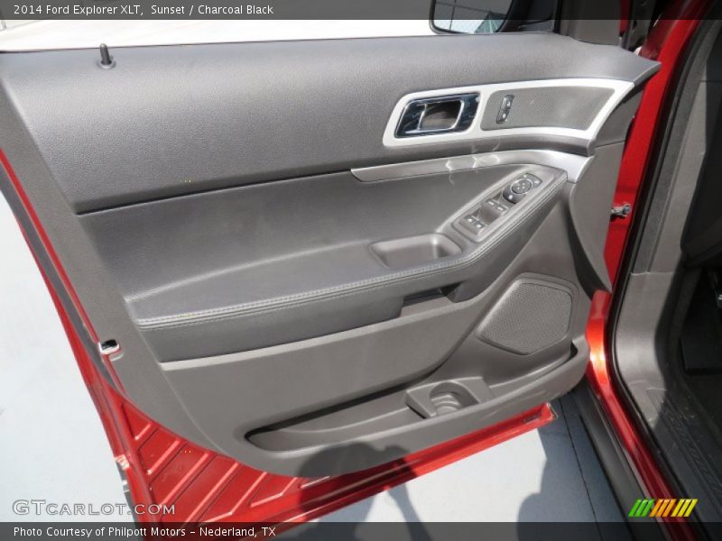 Sunset / Charcoal Black 2014 Ford Explorer XLT
