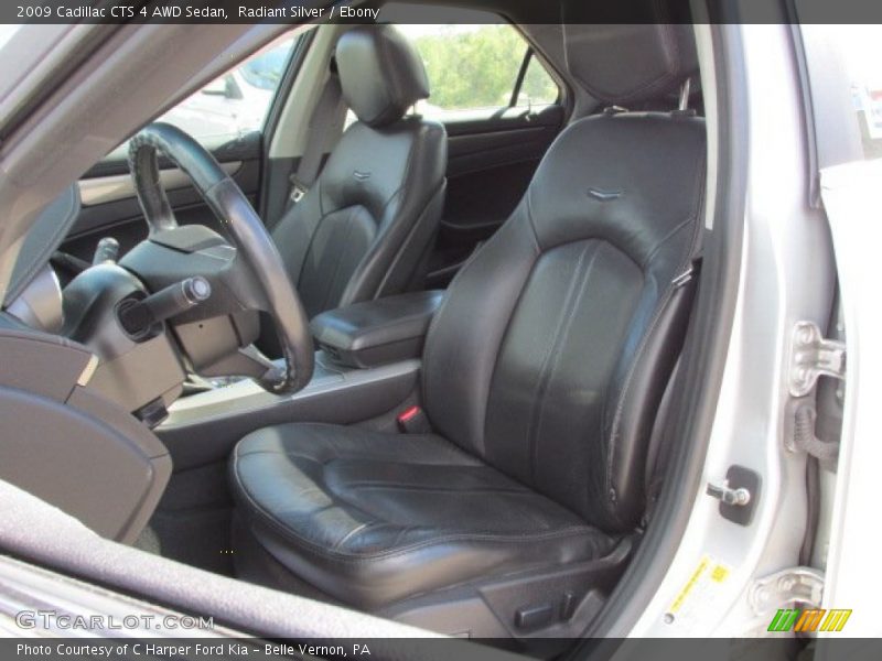 Radiant Silver / Ebony 2009 Cadillac CTS 4 AWD Sedan