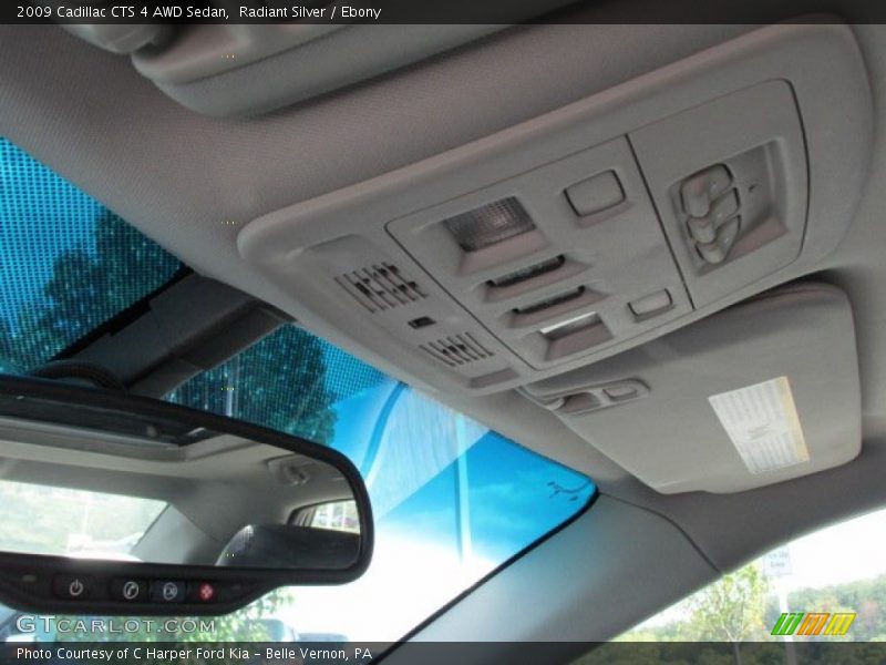 Radiant Silver / Ebony 2009 Cadillac CTS 4 AWD Sedan