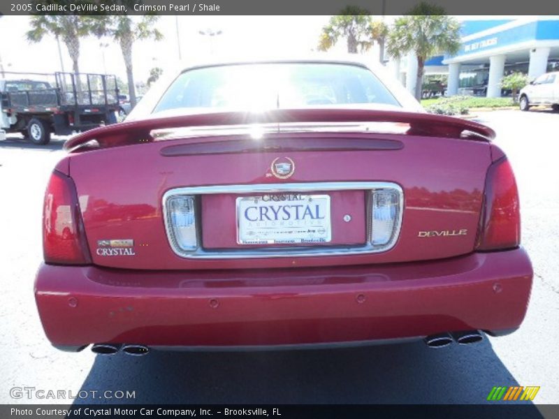 Crimson Pearl / Shale 2005 Cadillac DeVille Sedan