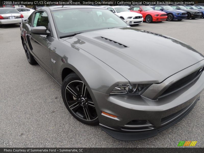 Sterling Gray Metallic / California Special Charcoal Black/Miko-suede Inserts 2013 Ford Mustang GT/CS California Special Coupe