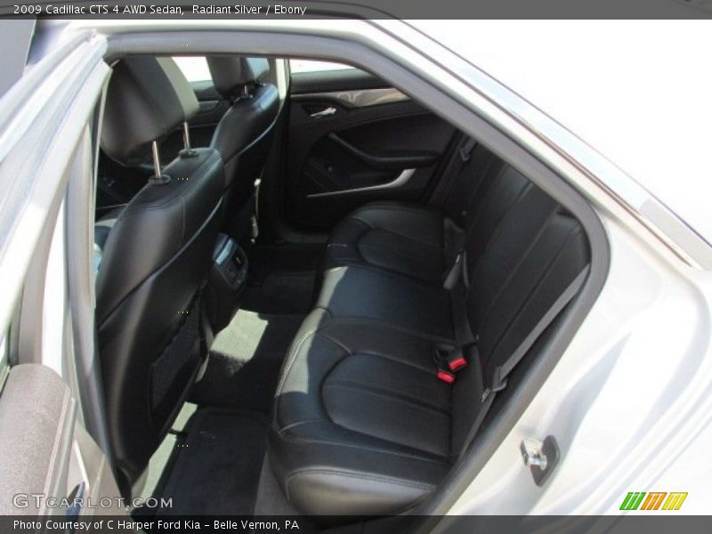 Radiant Silver / Ebony 2009 Cadillac CTS 4 AWD Sedan