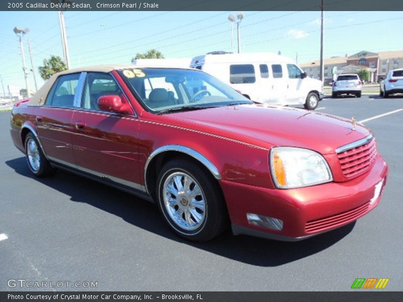 Crimson Pearl / Shale 2005 Cadillac DeVille Sedan