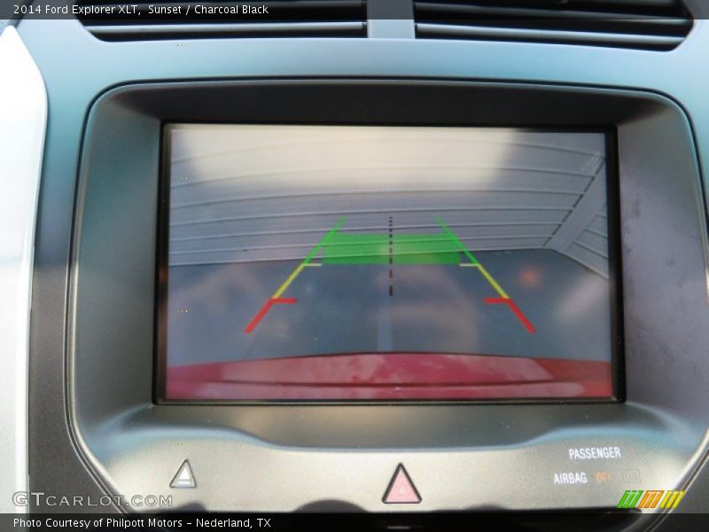 Sunset / Charcoal Black 2014 Ford Explorer XLT