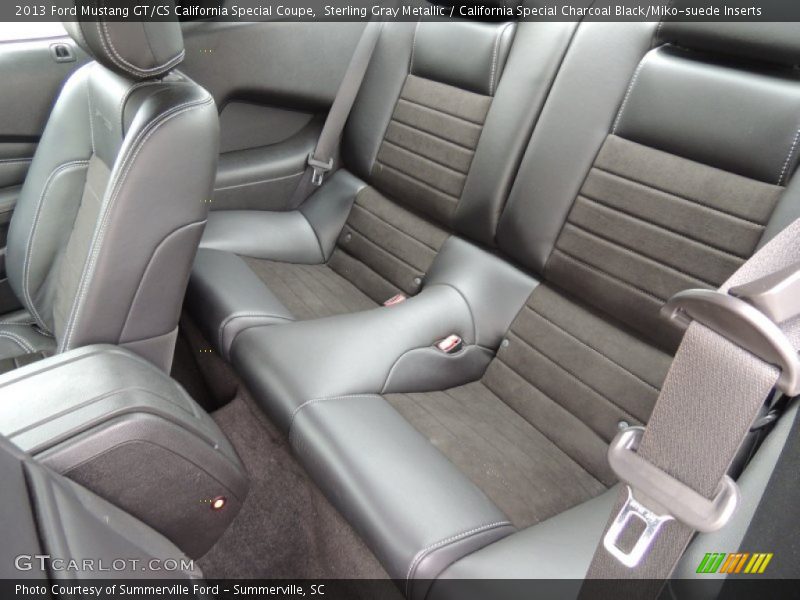 Sterling Gray Metallic / California Special Charcoal Black/Miko-suede Inserts 2013 Ford Mustang GT/CS California Special Coupe