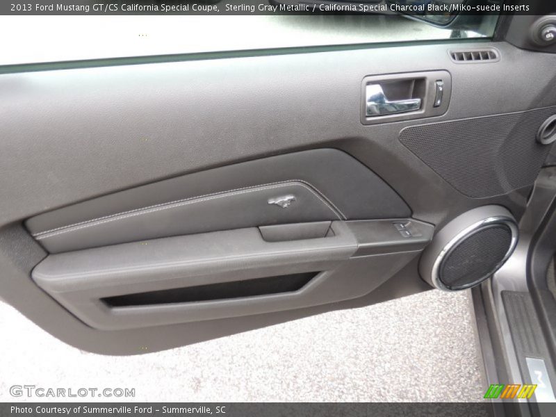 Sterling Gray Metallic / California Special Charcoal Black/Miko-suede Inserts 2013 Ford Mustang GT/CS California Special Coupe