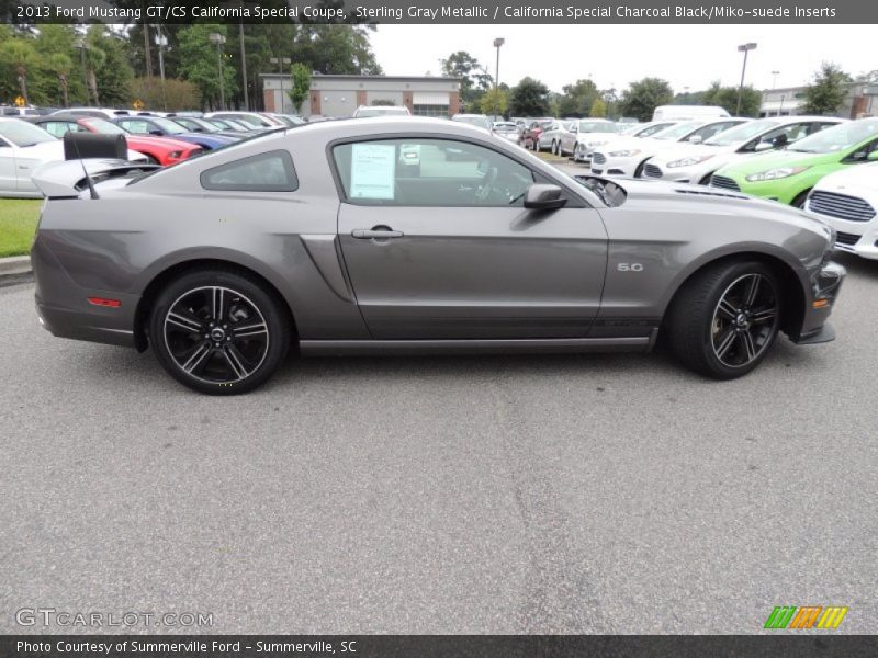 Sterling Gray Metallic / California Special Charcoal Black/Miko-suede Inserts 2013 Ford Mustang GT/CS California Special Coupe