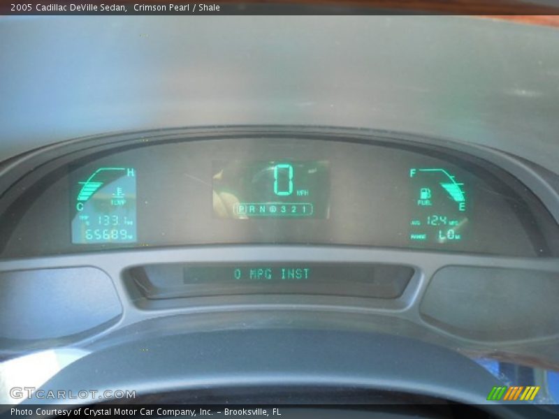 Crimson Pearl / Shale 2005 Cadillac DeVille Sedan