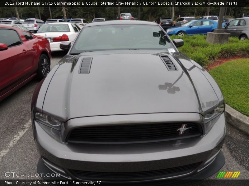 Sterling Gray Metallic / California Special Charcoal Black/Miko-suede Inserts 2013 Ford Mustang GT/CS California Special Coupe