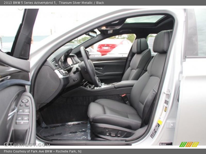 Front Seat of 2013 5 Series ActiveHybrid 5