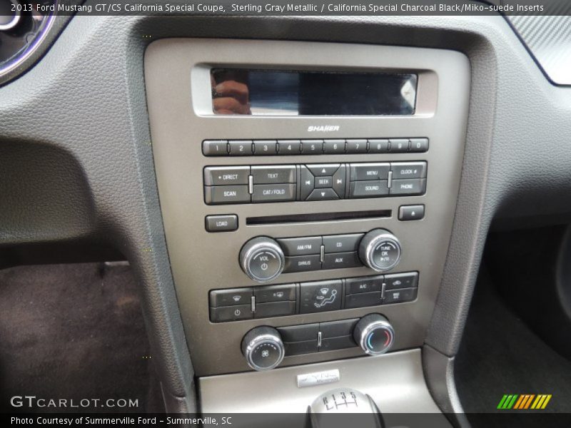 Sterling Gray Metallic / California Special Charcoal Black/Miko-suede Inserts 2013 Ford Mustang GT/CS California Special Coupe