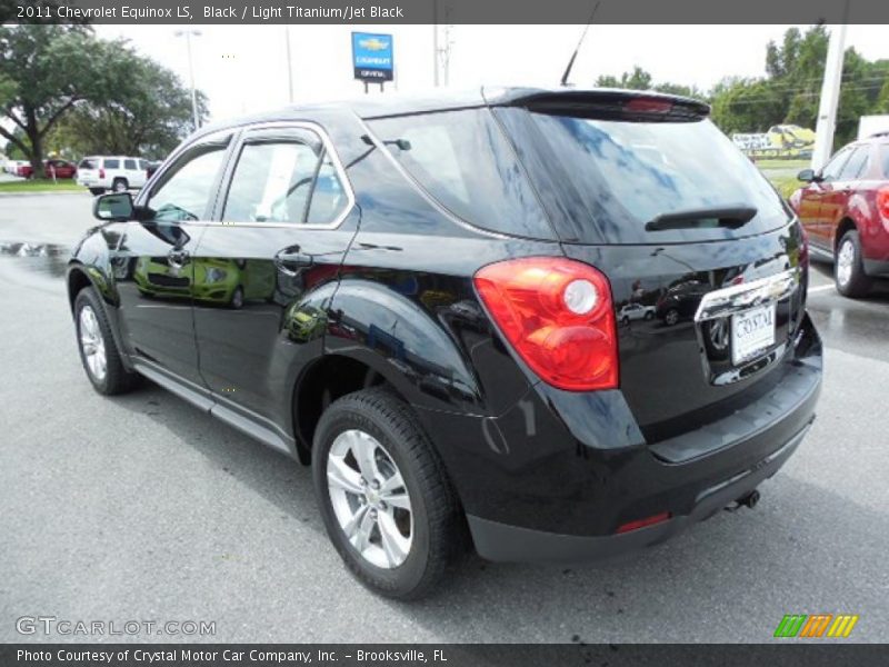 Black / Light Titanium/Jet Black 2011 Chevrolet Equinox LS