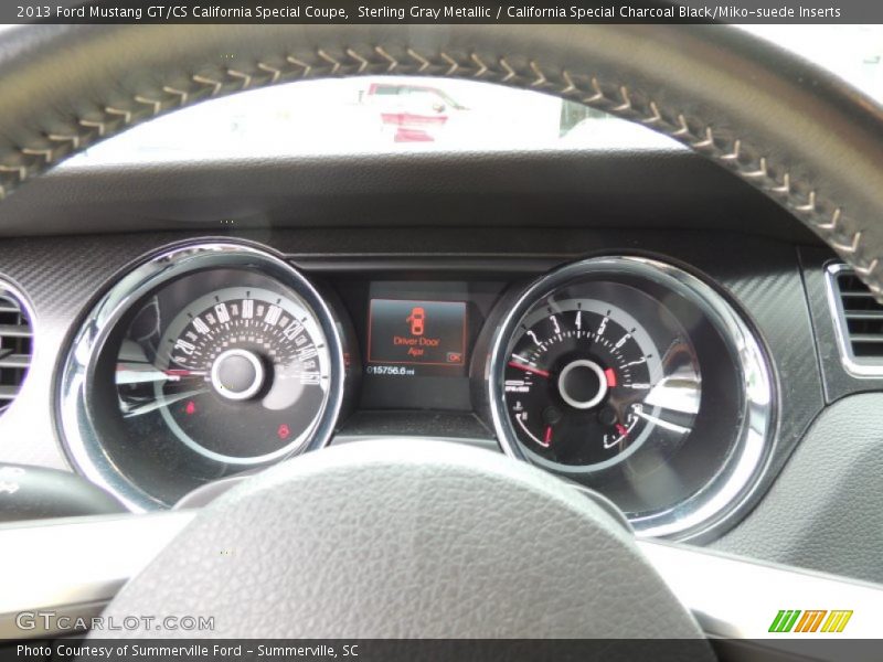 Sterling Gray Metallic / California Special Charcoal Black/Miko-suede Inserts 2013 Ford Mustang GT/CS California Special Coupe