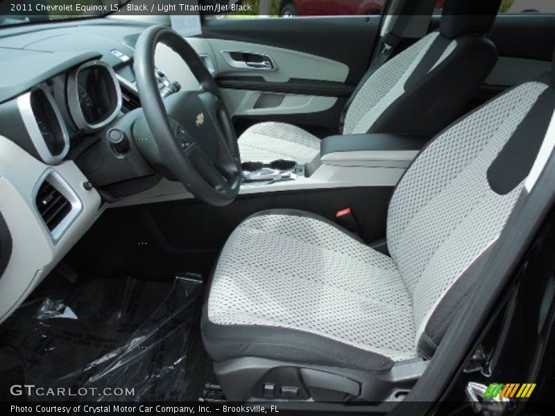 Black / Light Titanium/Jet Black 2011 Chevrolet Equinox LS