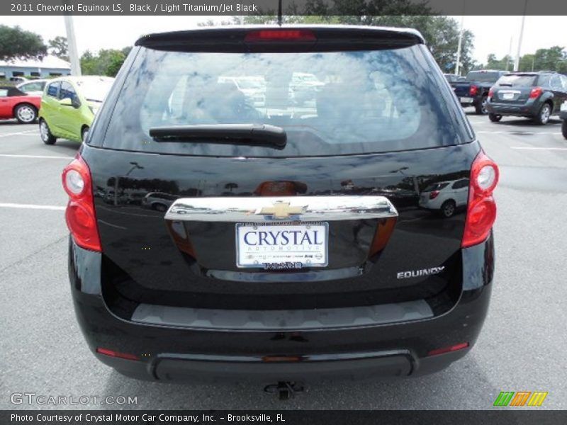 Black / Light Titanium/Jet Black 2011 Chevrolet Equinox LS