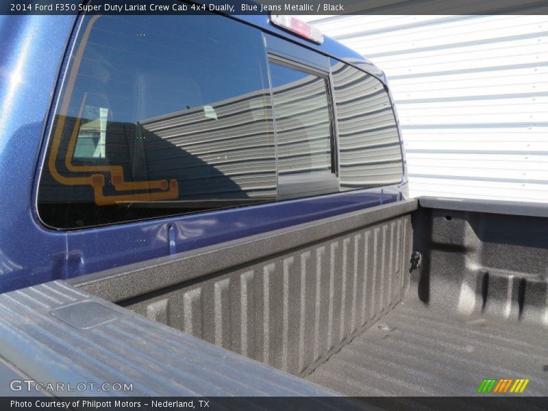 Blue Jeans Metallic / Black 2014 Ford F350 Super Duty Lariat Crew Cab 4x4 Dually