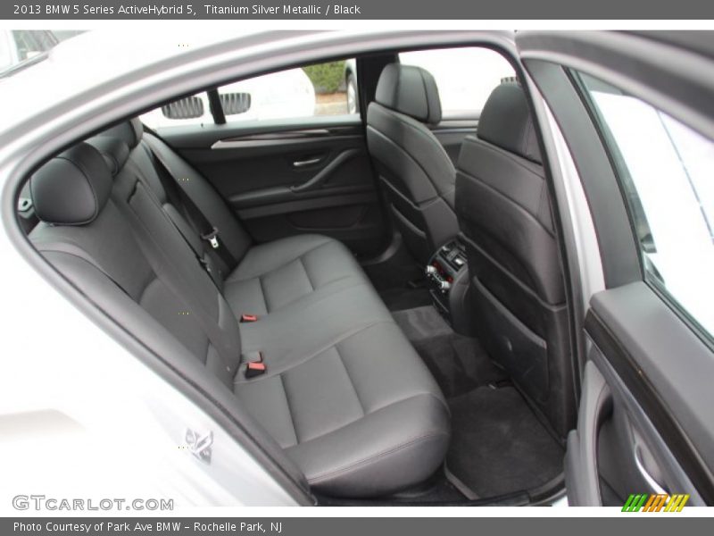 Titanium Silver Metallic / Black 2013 BMW 5 Series ActiveHybrid 5