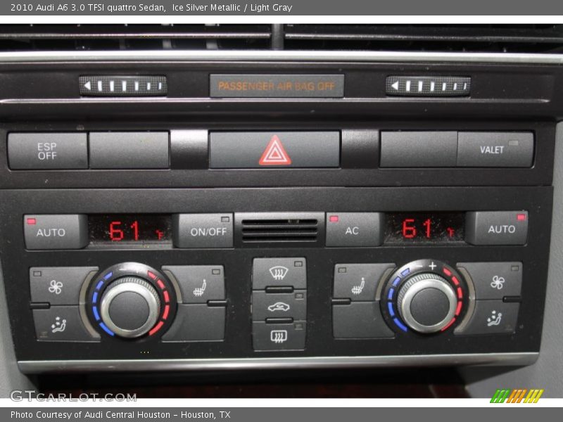 Ice Silver Metallic / Light Gray 2010 Audi A6 3.0 TFSI quattro Sedan