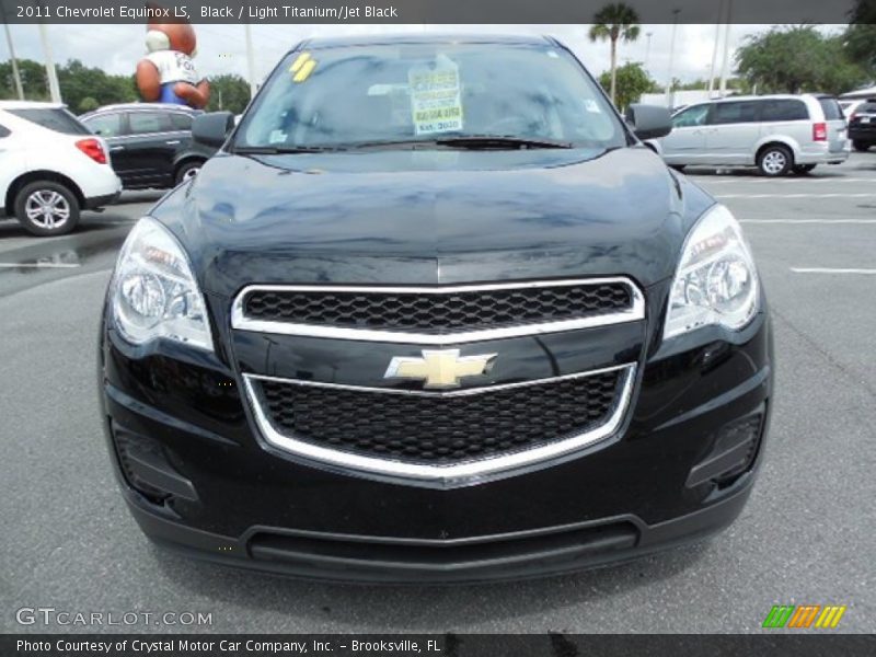 Black / Light Titanium/Jet Black 2011 Chevrolet Equinox LS