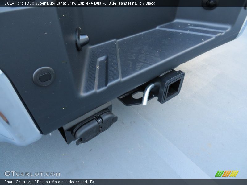 Blue Jeans Metallic / Black 2014 Ford F350 Super Duty Lariat Crew Cab 4x4 Dually