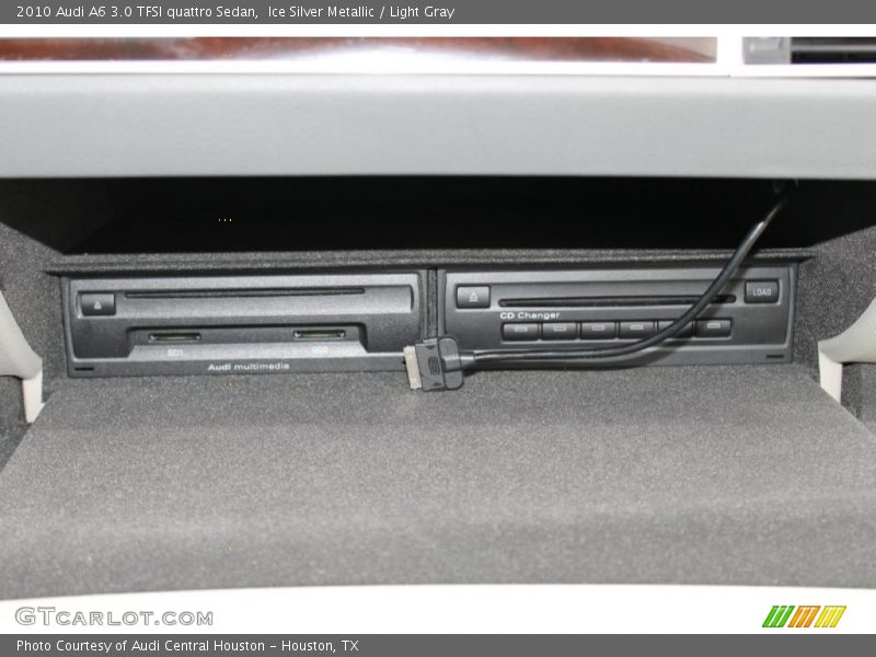 Ice Silver Metallic / Light Gray 2010 Audi A6 3.0 TFSI quattro Sedan