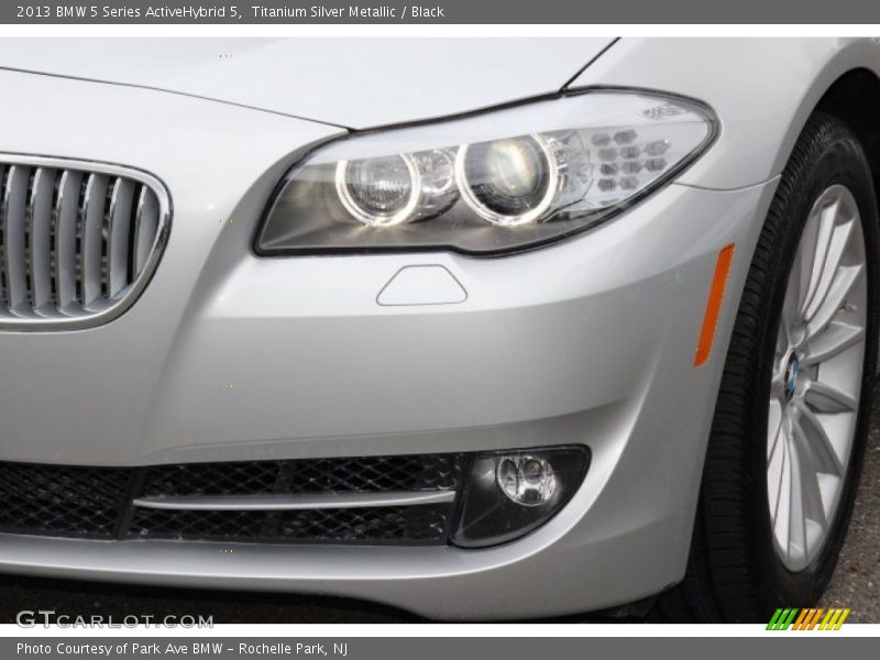 Titanium Silver Metallic / Black 2013 BMW 5 Series ActiveHybrid 5