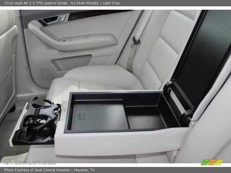 Ice Silver Metallic / Light Gray 2010 Audi A6 3.0 TFSI quattro Sedan