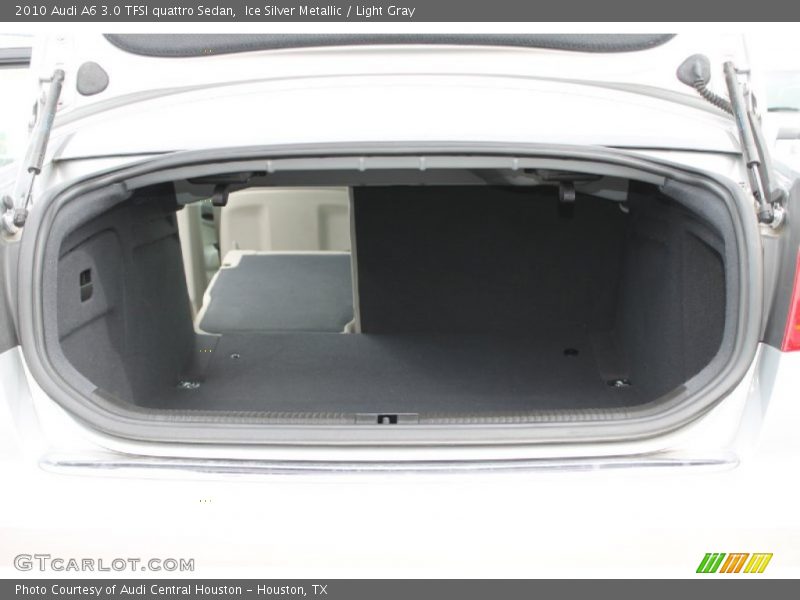 Ice Silver Metallic / Light Gray 2010 Audi A6 3.0 TFSI quattro Sedan