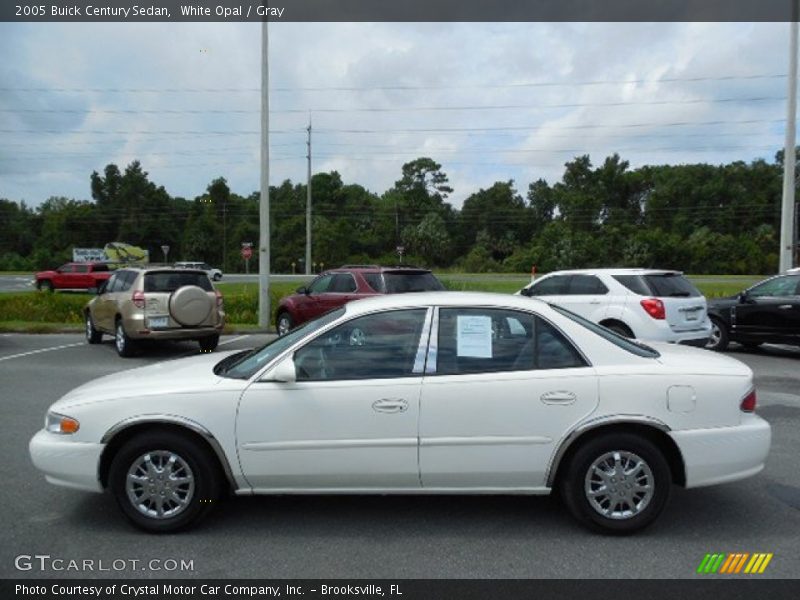 White Opal / Gray 2005 Buick Century Sedan