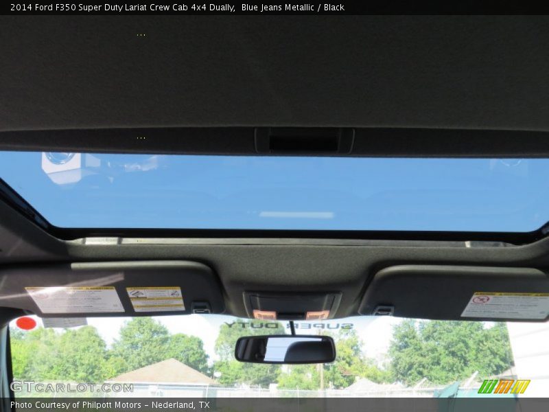 Blue Jeans Metallic / Black 2014 Ford F350 Super Duty Lariat Crew Cab 4x4 Dually