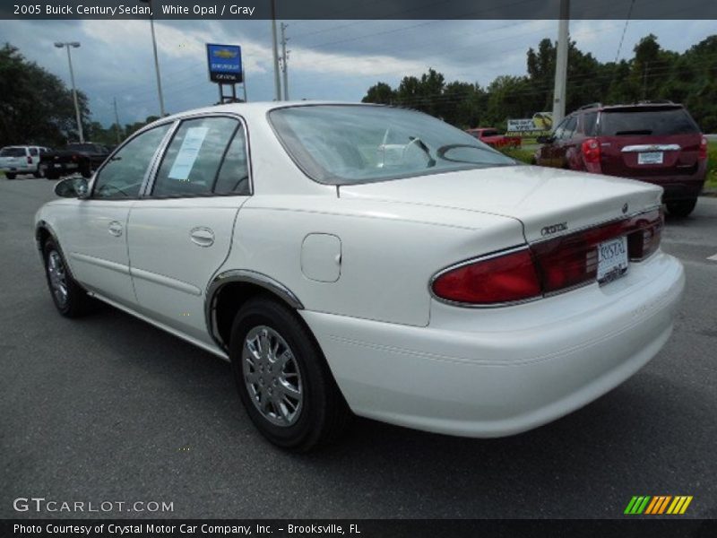 White Opal / Gray 2005 Buick Century Sedan