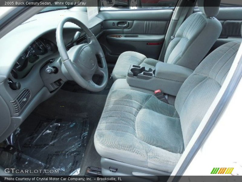 White Opal / Gray 2005 Buick Century Sedan