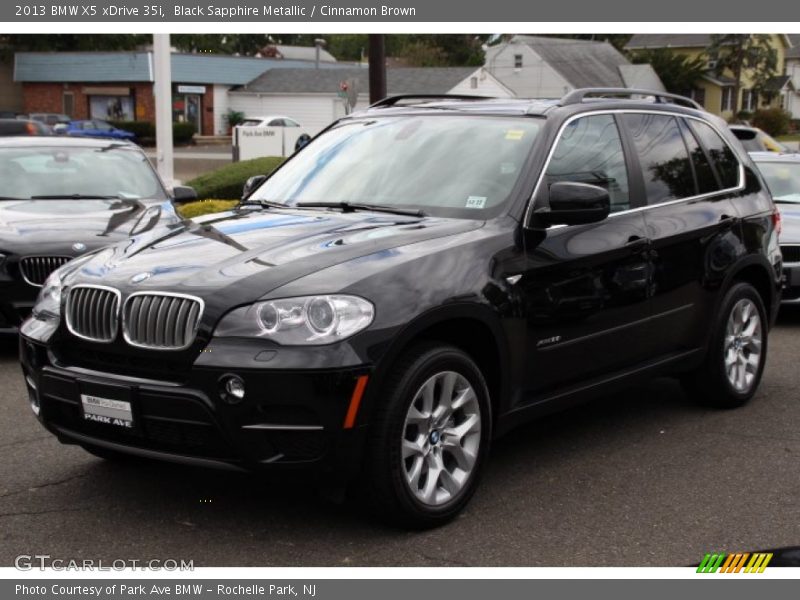 Black Sapphire Metallic / Cinnamon Brown 2013 BMW X5 xDrive 35i