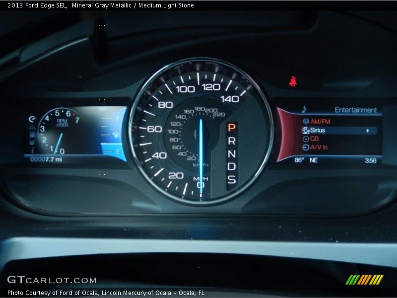 Mineral Gray Metallic / Medium Light Stone 2013 Ford Edge SEL