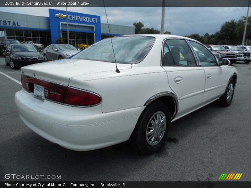 White Opal / Gray 2005 Buick Century Sedan