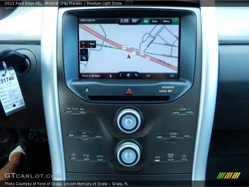 Mineral Gray Metallic / Medium Light Stone 2013 Ford Edge SEL