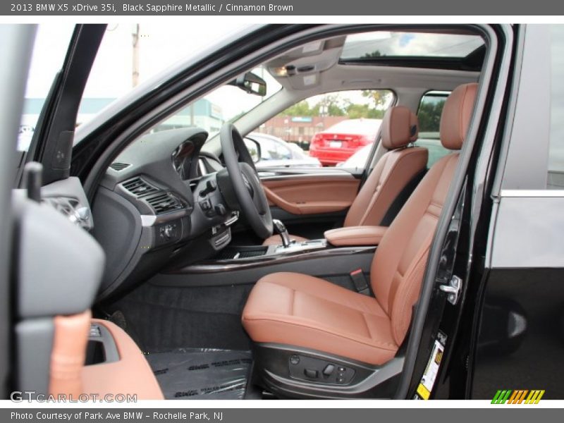 Black Sapphire Metallic / Cinnamon Brown 2013 BMW X5 xDrive 35i