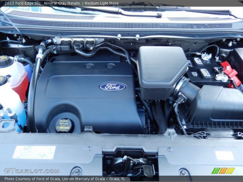 Mineral Gray Metallic / Medium Light Stone 2013 Ford Edge SEL