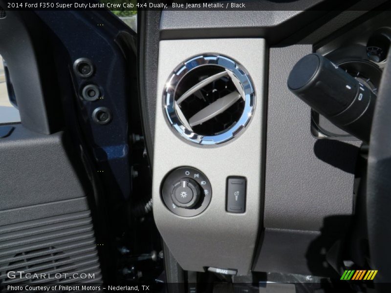 Blue Jeans Metallic / Black 2014 Ford F350 Super Duty Lariat Crew Cab 4x4 Dually