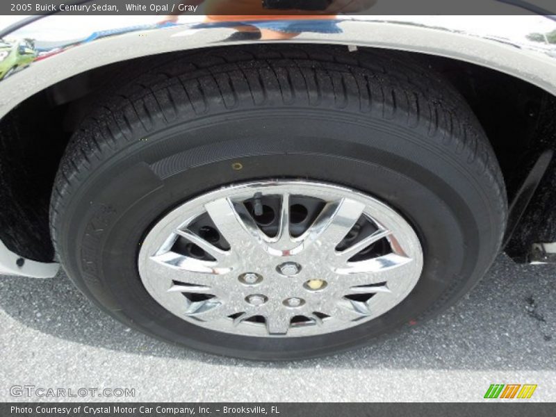 White Opal / Gray 2005 Buick Century Sedan