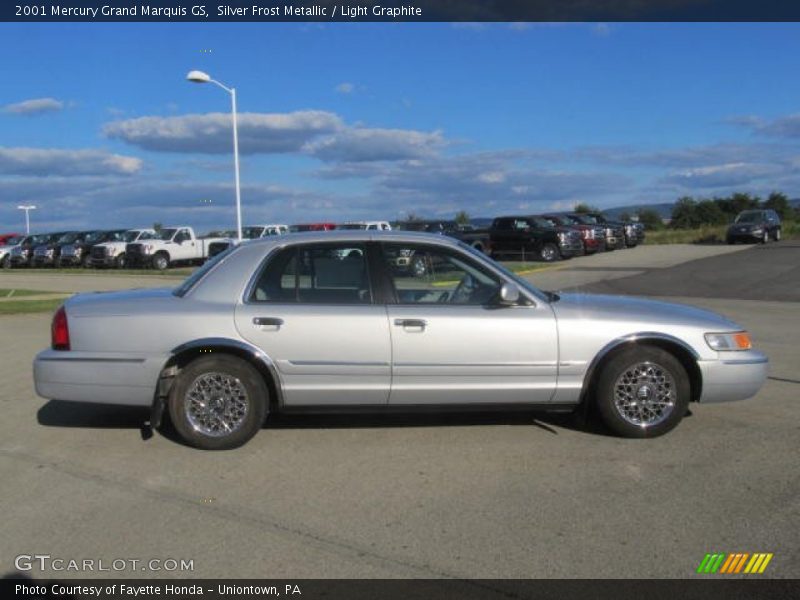 Silver Frost Metallic / Light Graphite 2001 Mercury Grand Marquis GS